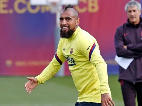 Setién deja en duda continuidad de Vidal en Barcelona