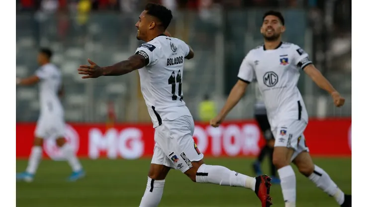 Bolados celebra el 1-0 ante Palestino.