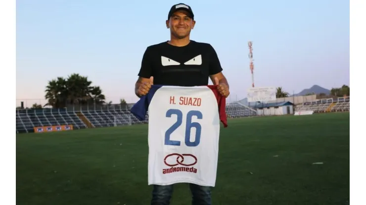 Suazo, el flamante refuerzo de Santa Cruz.