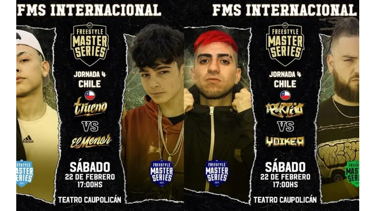 FMS Internacional: El Menor contra Trueno y Acertijo ante Yoiker