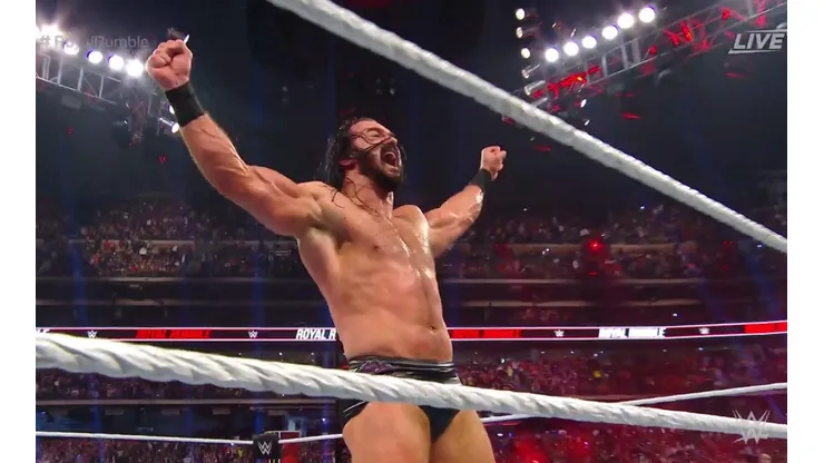 Drew McIntyre gana el Royal Rumble 2020.