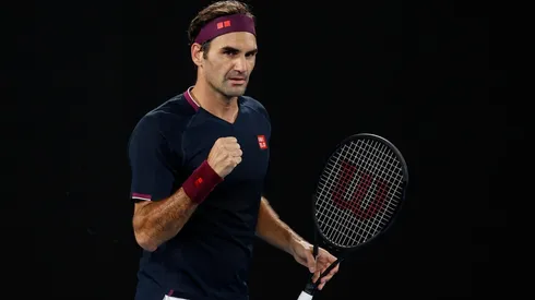 Federer viene de un agotador partido.