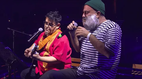 Joe Vasconcellos y "El Macha" interpretan "Ciudad Traicionera"