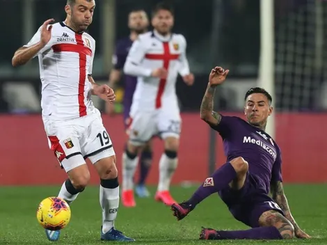 Erick Pulgar dijo presente en igualdad de la Fiorentina ante Genoa