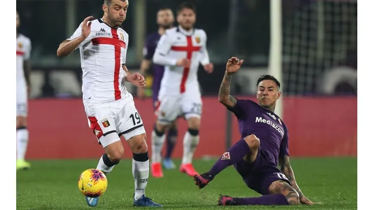 Erick Pulgar dijo presente en igualdad de la Fiorentina ante Genoa