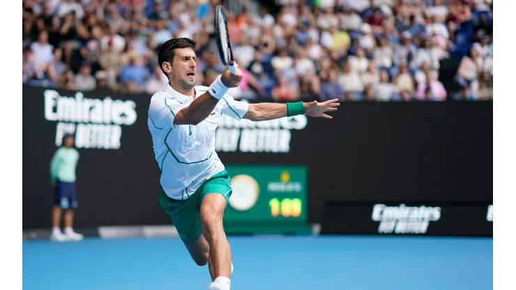 Nole está intratable en Australia.