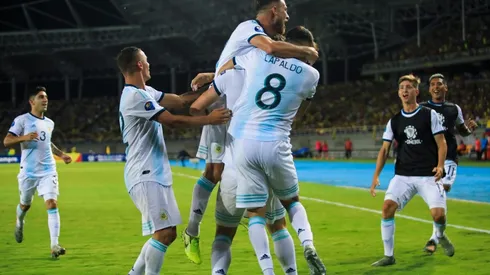 Argentina frente a Colombia.
