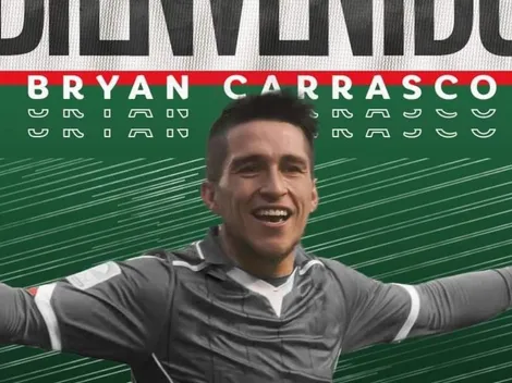 Palestino da la sorpresa y anuncia a Bryan Carrasco como nuevo refuerzo