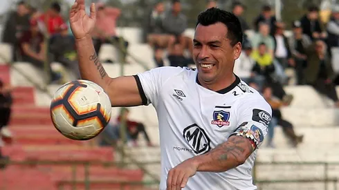 Esteban Paredes anotó en el último duelo de Colo Colo ante Palestino