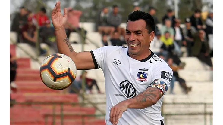 Esteban Paredes anotó en el último duelo de Colo Colo ante Palestino