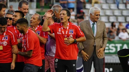 Mario Salas celebra en Temuco.