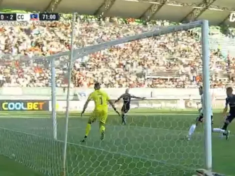 El tapadón de Brayan Cortés a Matías Rodríguez