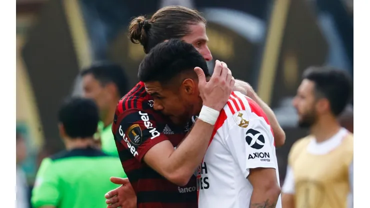 Paulo Díaz no tenía consuelo al término de la final de la pasada Copa Libertadores