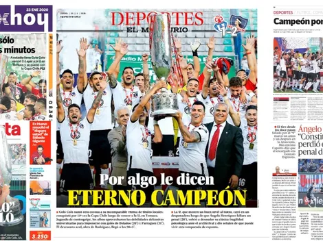 "Campeón por presencia" y "maldición azul", títulares en la prensa nacional