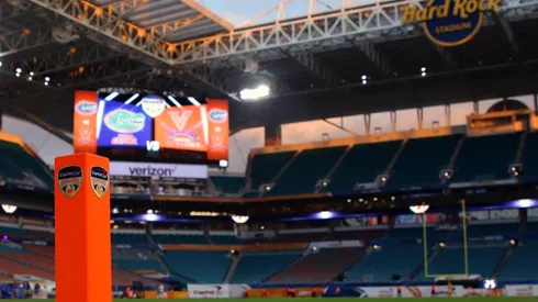 El Hard Rock Stadium se prepara para la gran final.