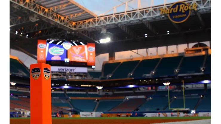 El Hard Rock Stadium se prepara para la gran final.
