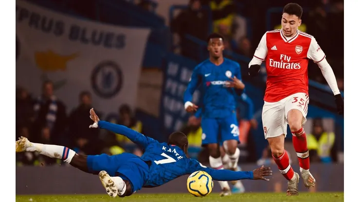 Gabriel Martinelli marca un golazo en empate entre Chelsea y Arsenal