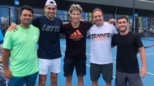 El tenista nacional se prepara para su debut en Australia.