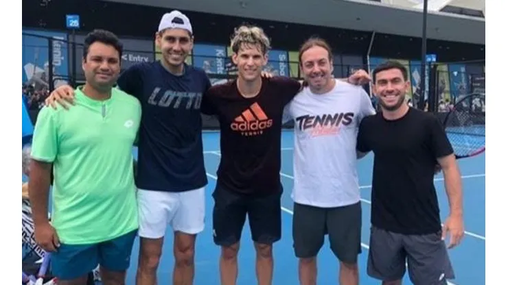 El tenista nacional se prepara para su debut en Australia.