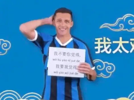 Alexis se luce hablando en chino en comercial del Inter de Milán