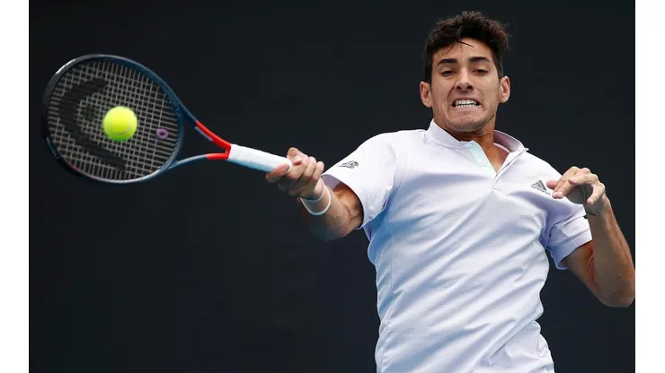 Cristian Garín tenía encaminada su primera victoria en el Abierto de Australia