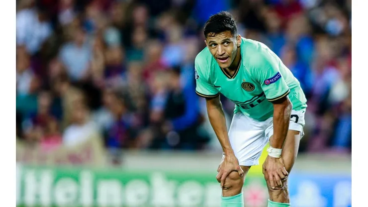 Alexis Sánchez no pudo gravitar en el escaso tiempo de juego que le dio Antonio Conte