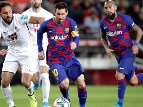 Vidal responde y es clave en triunfo del Barça