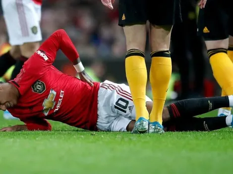Rashford sufre doble fractura y es baja en el Manchester United