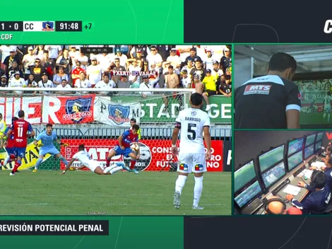 El VAR le da un penal en tiempo agregado a Colo Colo
