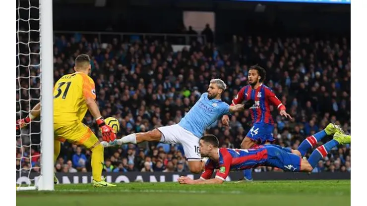 El delantero argentino llegó a 252 goles con los ciudadanos.