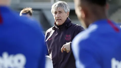 Quique Setién tendrá su debut en Barcelona este domingo ante Granada