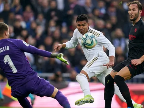 Doblete de Casemiro: Real Madrid derrota al Sevilla