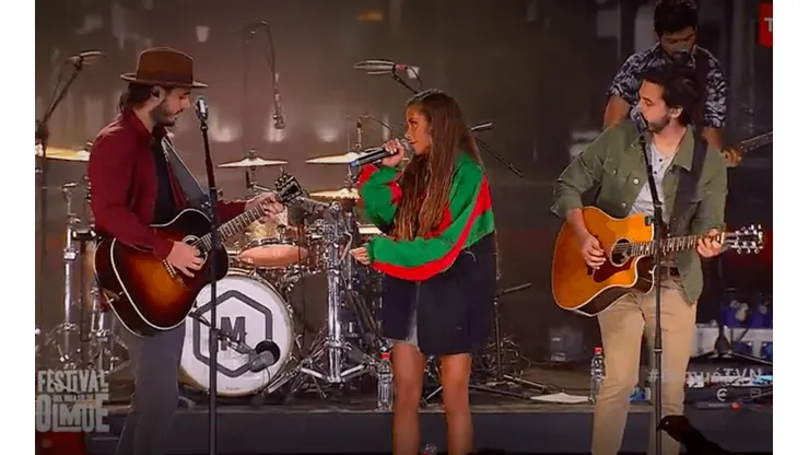 Morat canta uno de sus hits junto a Cami en Olmué