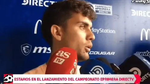 Ignacio Saavedra participó en el lanzamiento del Campeonato ePrimera DirecTV.