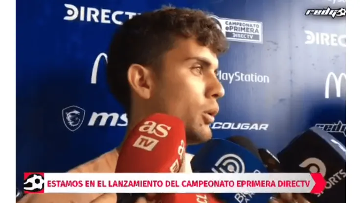 Ignacio Saavedra participó en el lanzamiento del Campeonato ePrimera DirecTV.