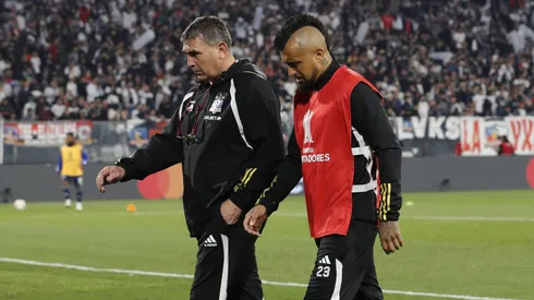 Vidal iba de titular contra Junior, pero...