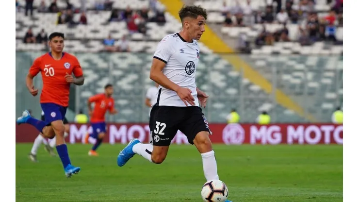 Luciano Arriagada ya jugó con el equipo adulto