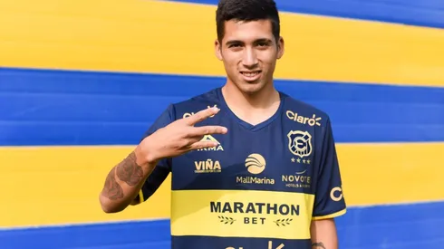 El volante fue presentado oficialmente en el club viñamarino.
