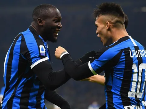 Lautaro Martínez: "Me ayuda mucho jugar con un delantero como Lukaku"