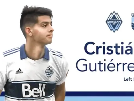 Cristián Gutiérrez da el salto y llega a la MLS