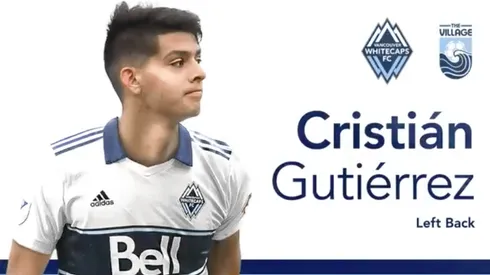 Cristián Gutiérrez da el salto y llega a la MLS