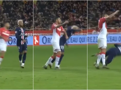 Video: El lloriqueo de Neymar tras tremendo empujón de Maripán