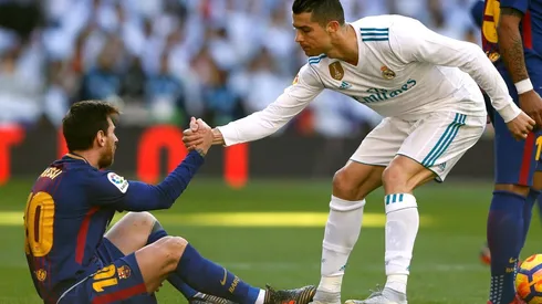 Messi y Cristiano en 2017.