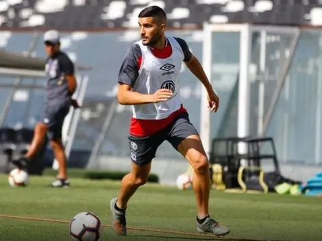 Nicolás Blandi completa su primer entrenamiento con Colo Colo