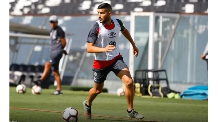 Se prepara para Copa Chile: Nicolás Blandi completa su primer entrenamiento con Colo Colo
