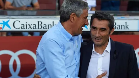 Setién llega a Barcelona