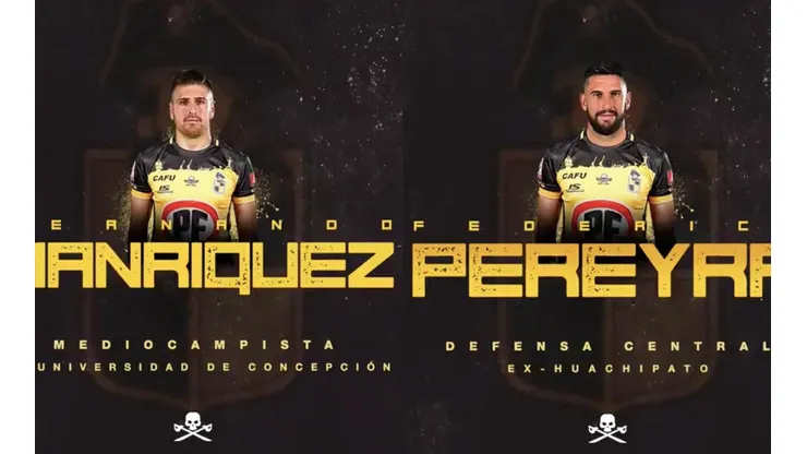 Coquimbo Unido anuncia la llegada de Fernando Manríquez y Federico Pereyra como nuevos refuerzos