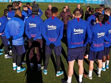 Con Vidal de lejos: Valverde lidera práctica del Barcelona en medio de rumores