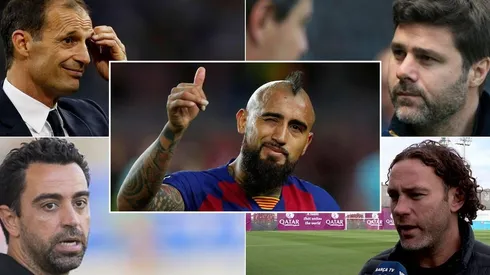 Vidal en medio de las opciones de Barcelona