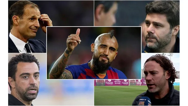 Vidal en medio de las opciones de Barcelona